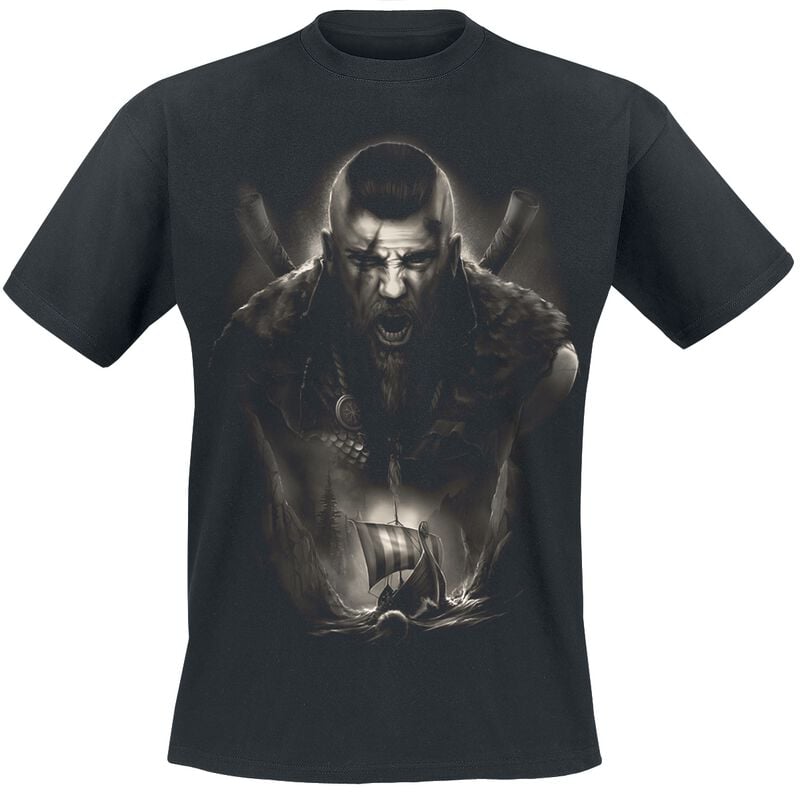 T-Shirt Manches courtes  de Toxic Angel - For Midgard - S à XXL - pour Homme - noir - Toxic Angel
