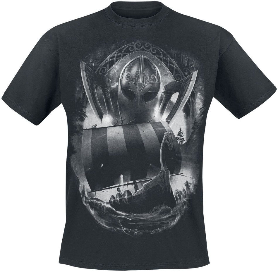 T-Shirt Manches courtes  de Toxic Angel - Nagalfar II - S à 5XL - pour Homme - noir - Toxic Angel