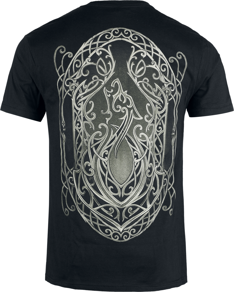 T-Shirt Manches courtes  de Toxic Angel - Fenrir - S à 4XL - pour Homme - noir - Toxic Angel - View 2