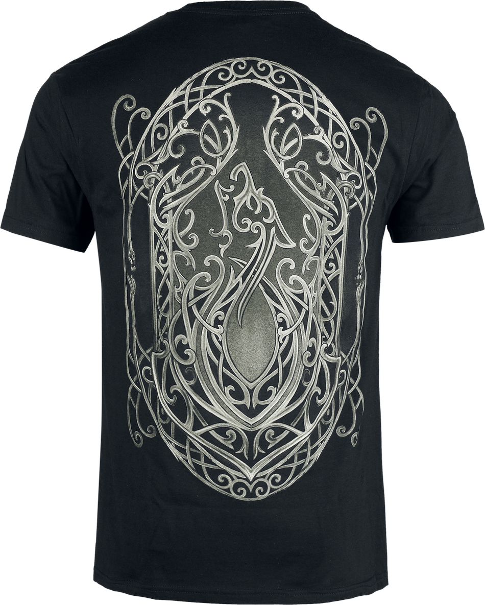 T-Shirt Manches courtes  de Toxic Angel - Fenrir - S à 4XL - pour Homme - noir - Toxic Angel - View 2