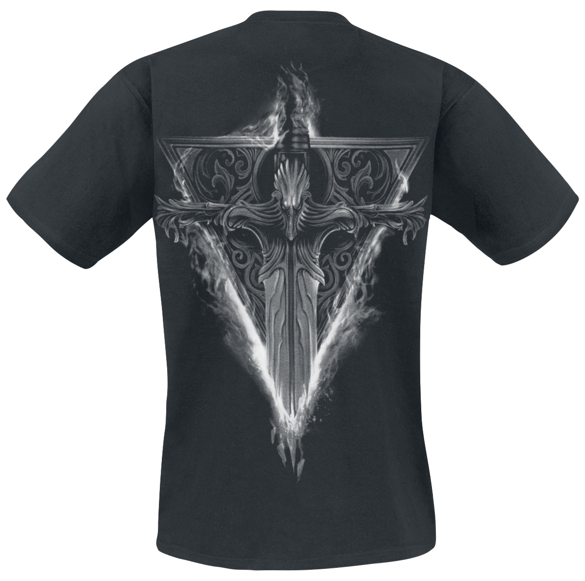 T-Shirt Manches courtes  de Toxic Angel - Guardians - S à 5XL - pour Homme - noir - Toxic Angel - View 2
