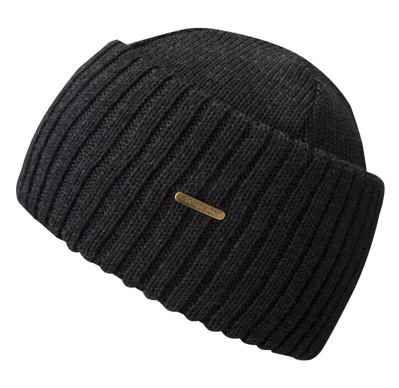 Bonnet  de Stetson - Beanie Merino - pour Unisexe - noir - Stetson