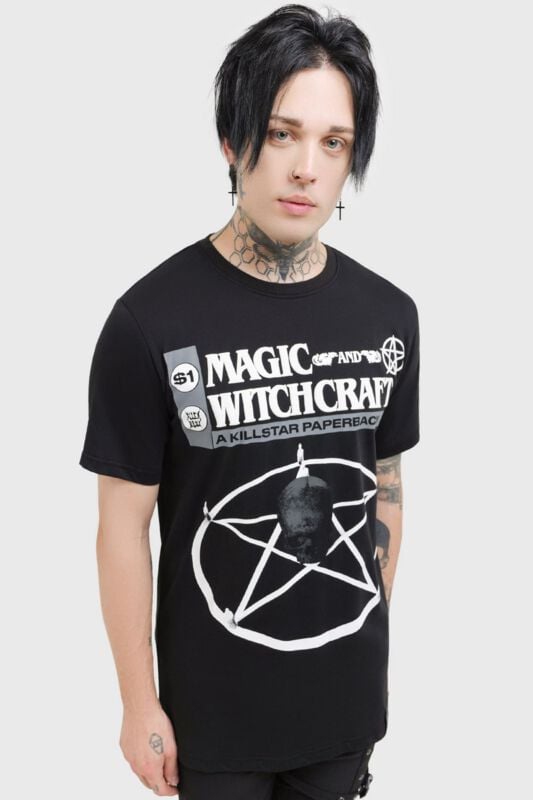 T-Shirt Manches courtes Gothic de Killstar - Paperback - T-Shirt - XS à L - pour Homme - noir - Killstar