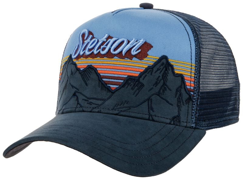 Casquette  de Stetson - Trucker Cap Mountain Mist - pour Unisexe - bleu/gris - Stetson