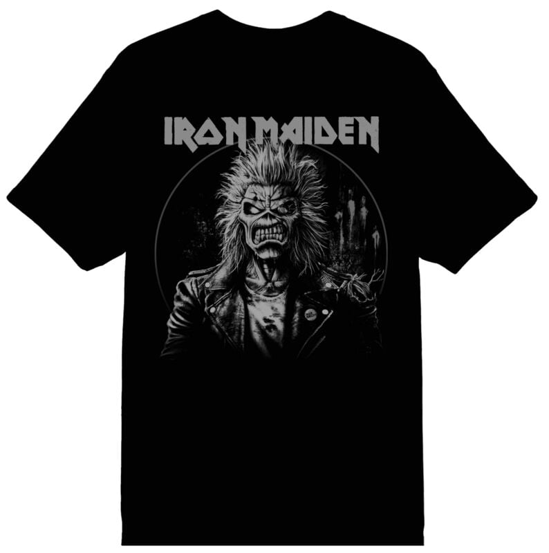T-Shirt Manches courtes  de Iron Maiden - Smoke - S à 4XL - pour Homme - noir - Iron Maiden