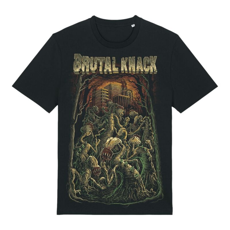 T-Shirt Manches courtes  de Brutal Knack - Plants - S à XXL - pour Homme - noir - Brutal Knack
