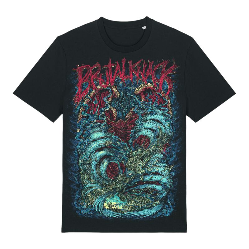 T-Shirt Manches courtes  de Brutal Knack - Pandemonium - S à XXL - pour Homme - noir - Brutal Knack