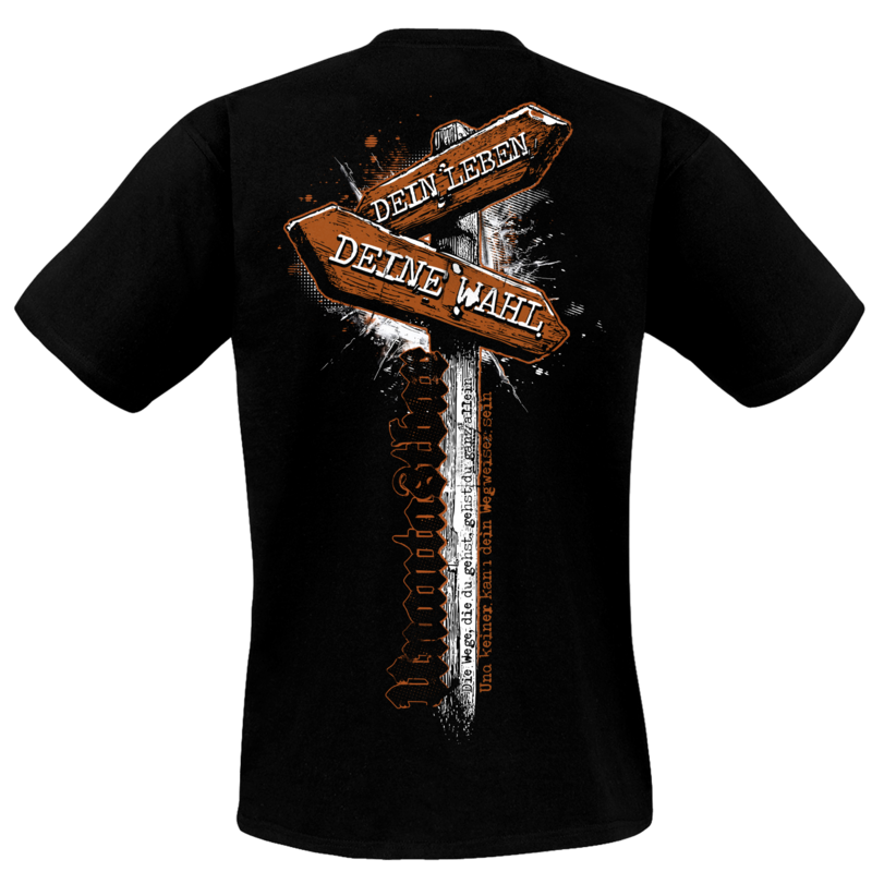 T-Shirt Manches courtes  de Unantastbar - Für immer Wir - S à 3XL - pour Homme - noir - Unantastbar - View 2