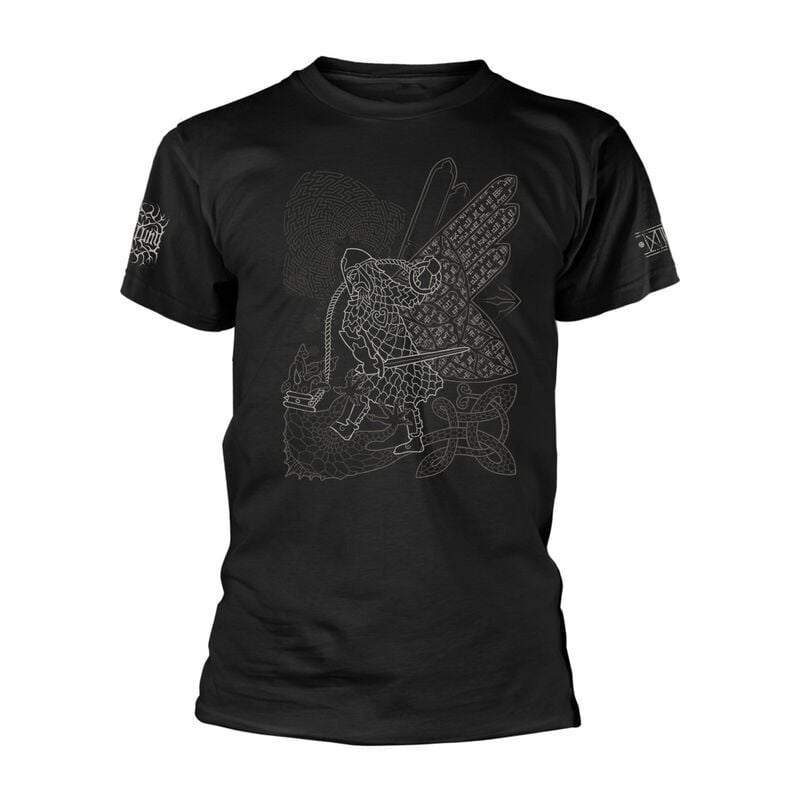 T-Shirt Manches courtes  de Heilung - Sankt Michael - S à XXL - pour Homme - noir - Heilung