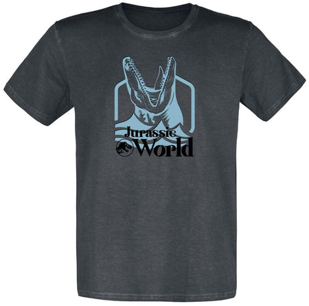 T-Shirt Manches courtes  de Jurassic Park - Jurassic World - Wave of Mosasaurus - S à 3XL - pour Homme - multicolore - Jurassic Park