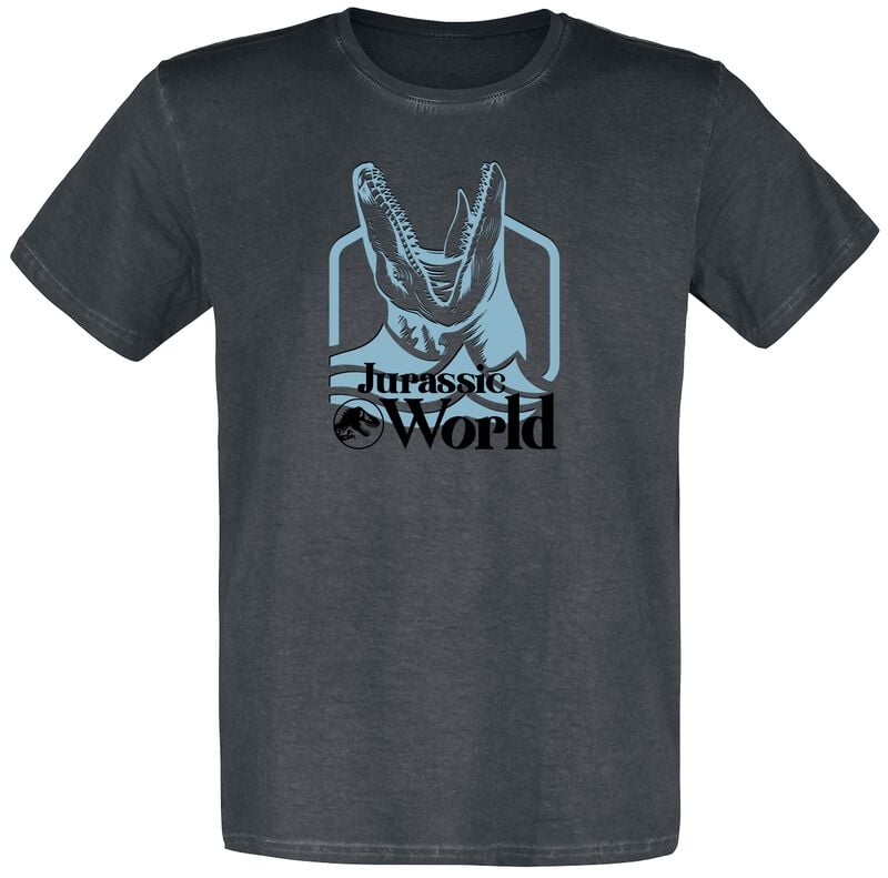 T-Shirt Manches courtes  de Jurassic Park - Jurassic World - Wave of Mosasaurus - S à 3XL - pour Homme - multicolore - Jurassic Park