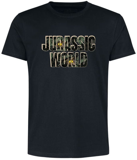 T-Shirt Manches courtes  de Jurassic Park - Jurassic World - Forest Raptor Attack - S à 3XL - pour Homme - noir - Jurassic Park