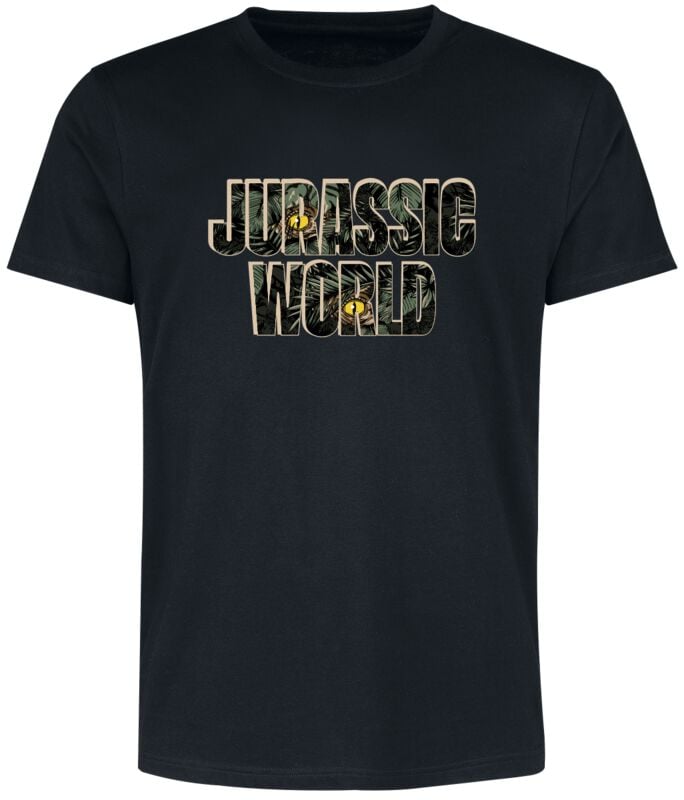 T-Shirt Manches courtes  de Jurassic Park - Jurassic World - Forest Raptor Attack - S à 3XL - pour Homme - noir - Jurassic Park