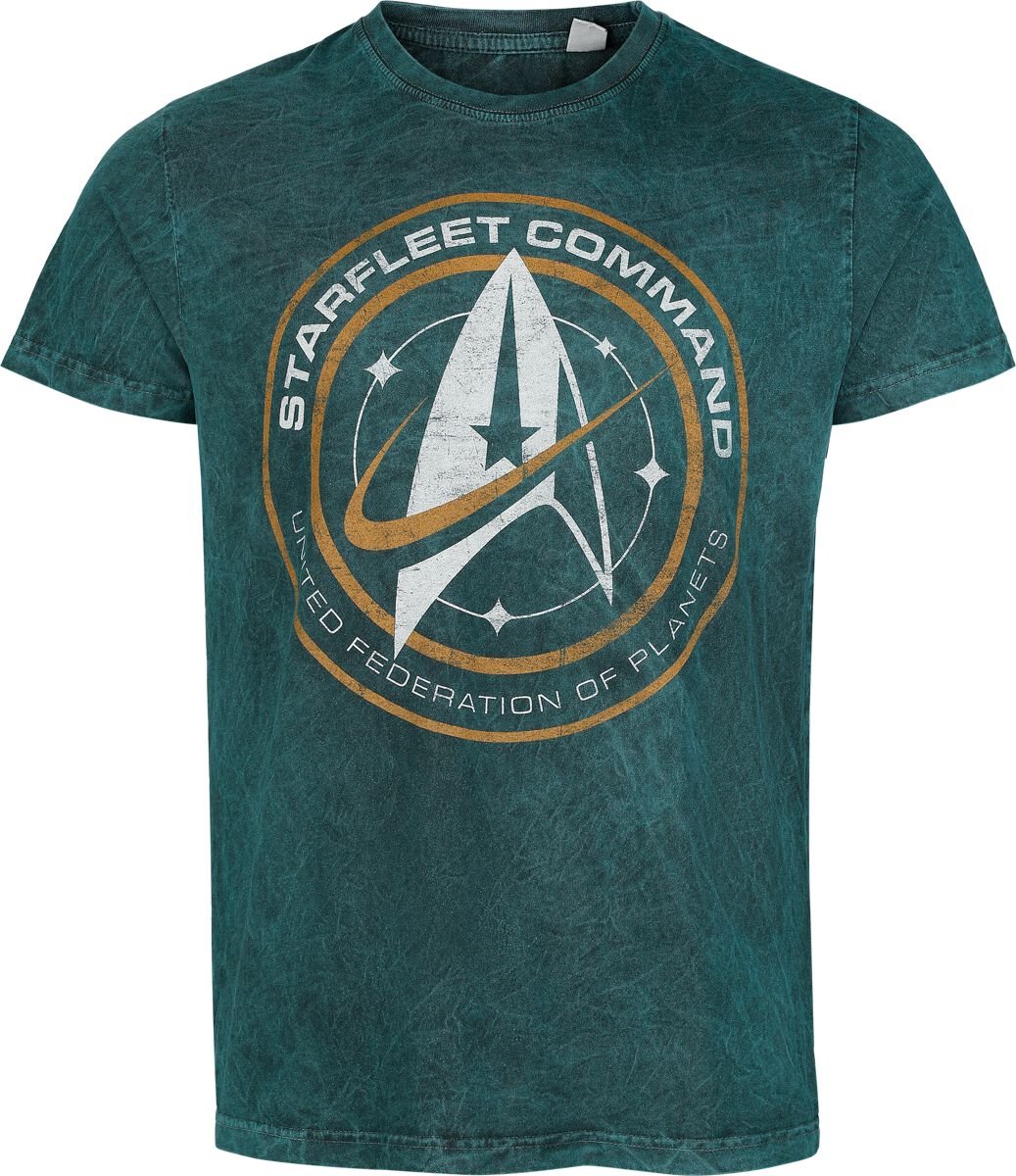 T-Shirt Manches courtes  de Star Trek - Star Fleet - S à 4XL - pour Homme - bleu - Star Trek