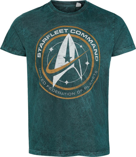 T-Shirt Manches courtes  de Star Trek - Star Fleet - S à 4XL - pour Homme - bleu - Star Trek