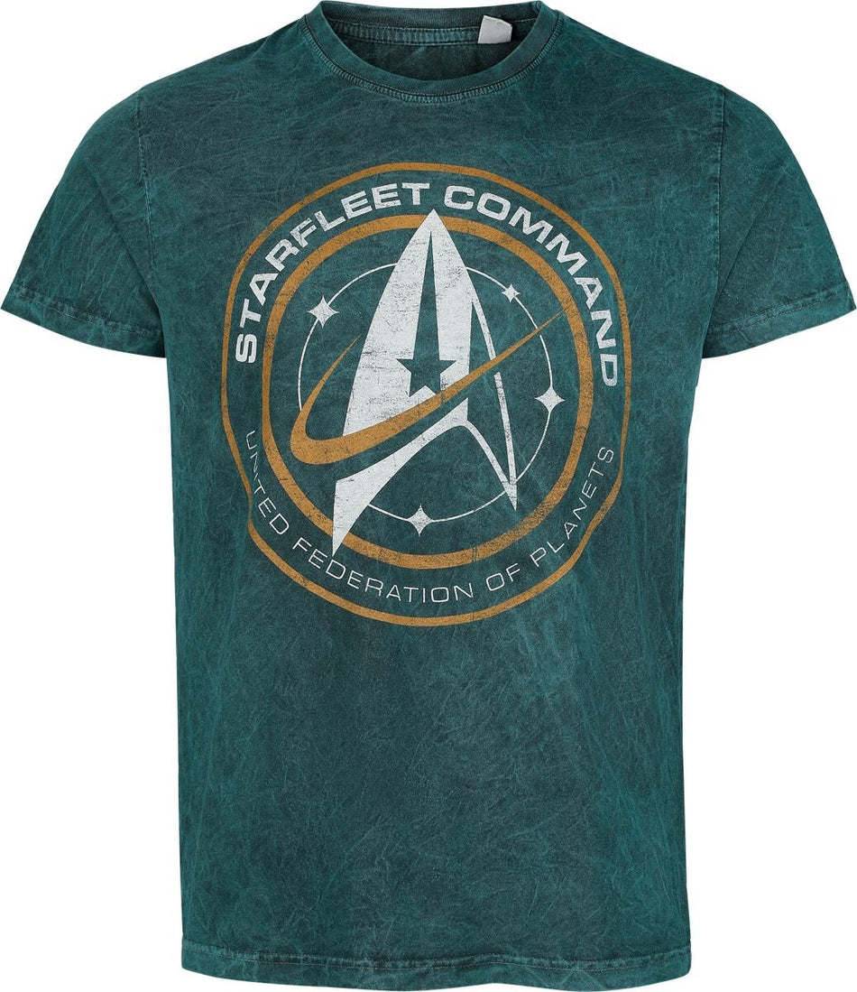 T-Shirt Manches courtes  de Star Trek - Star Fleet - S à 4XL - pour Homme - bleu - Star Trek