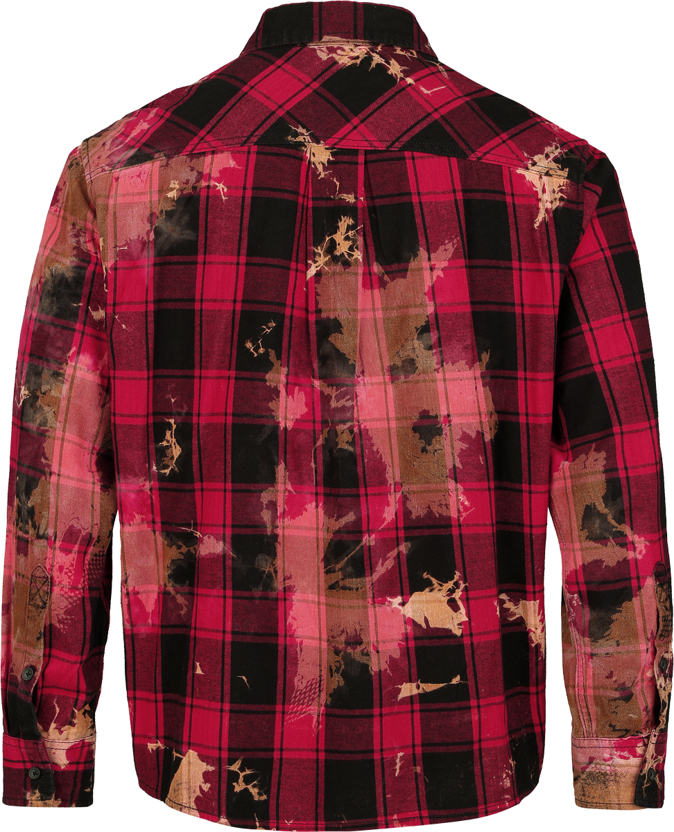 Chemise en flanelle  de Rock Rebel by EMP - Effet Serpent - Manteau - M à XXL - pour Homme - rouge/noir - Rock Rebel by EMP - View 2