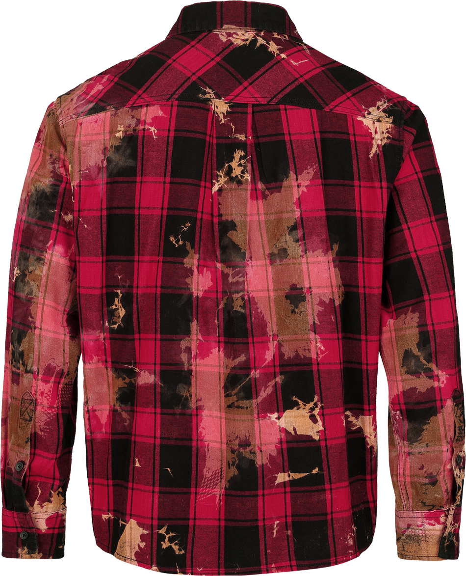 Chemise en flanelle  de Rock Rebel by EMP - Effet Serpent - Manteau - M à XXL - pour Homme - rouge/noir - Rock Rebel by EMP - View 2