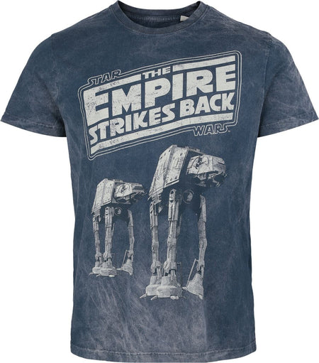 T-Shirt Manches courtes Disney de Star Wars - Empire Strikes Back - S à 4XL - pour Homme - bleu - Star Wars