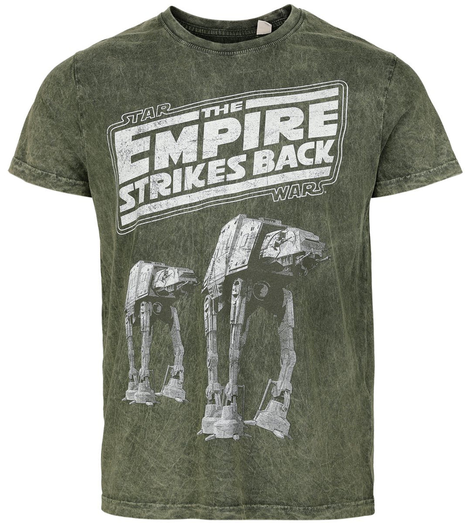 T-Shirt Manches courtes Disney de Star Wars - Empire Strikes Back - S à 4XL - pour Homme - kaki - Star Wars