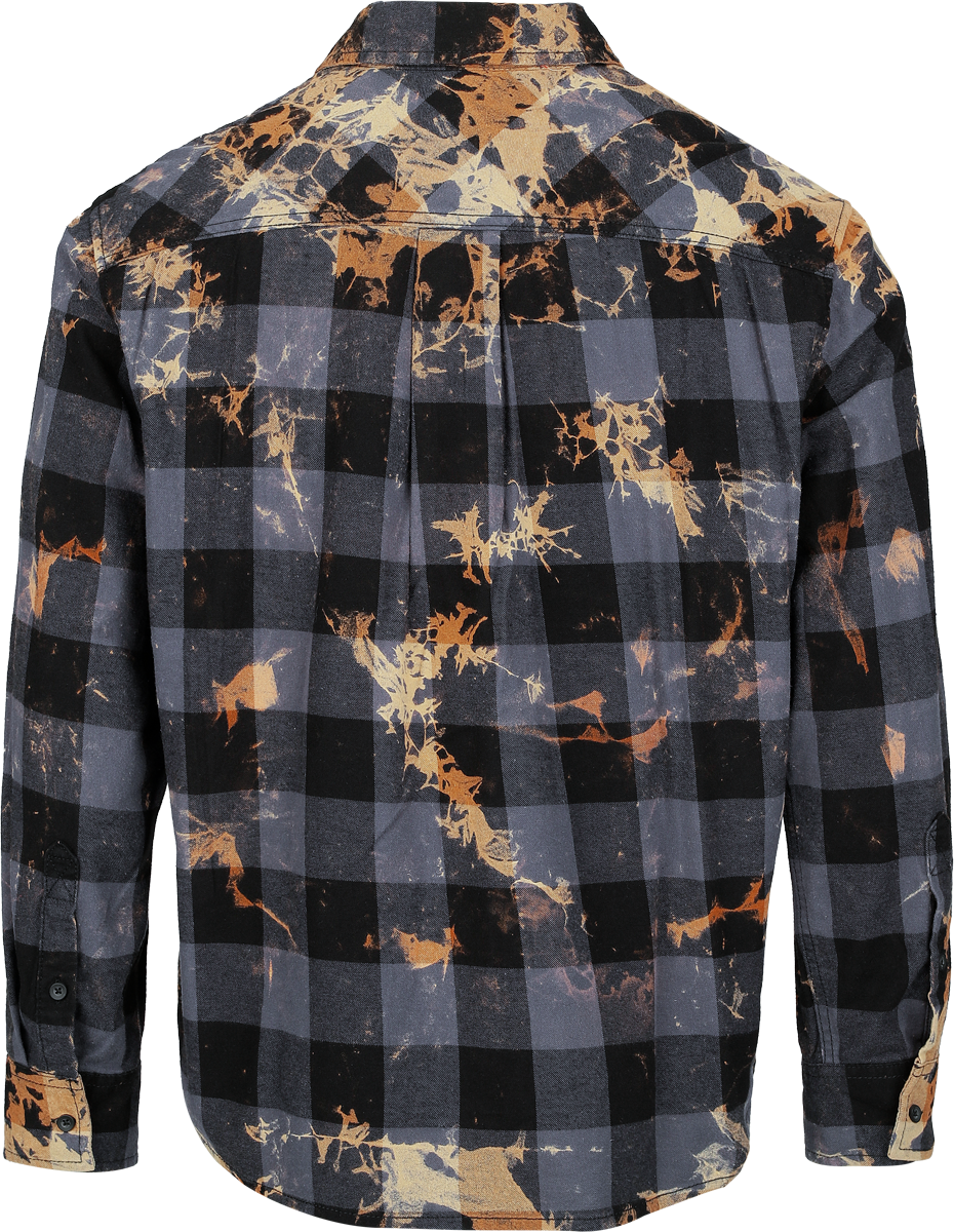 Chemise en flanelle  de Rock Rebel by EMP - Effet Serpent - Manteau - M à XXL - pour Homme - bleu/noir - Rock Rebel by EMP - View 2