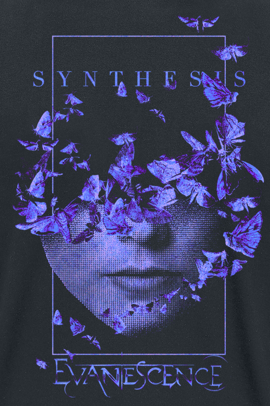 T-Shirt Manches courtes  de Evanescence - Synthesis Pastel - L à XXL - pour Homme - noir - Evanescence - View 2