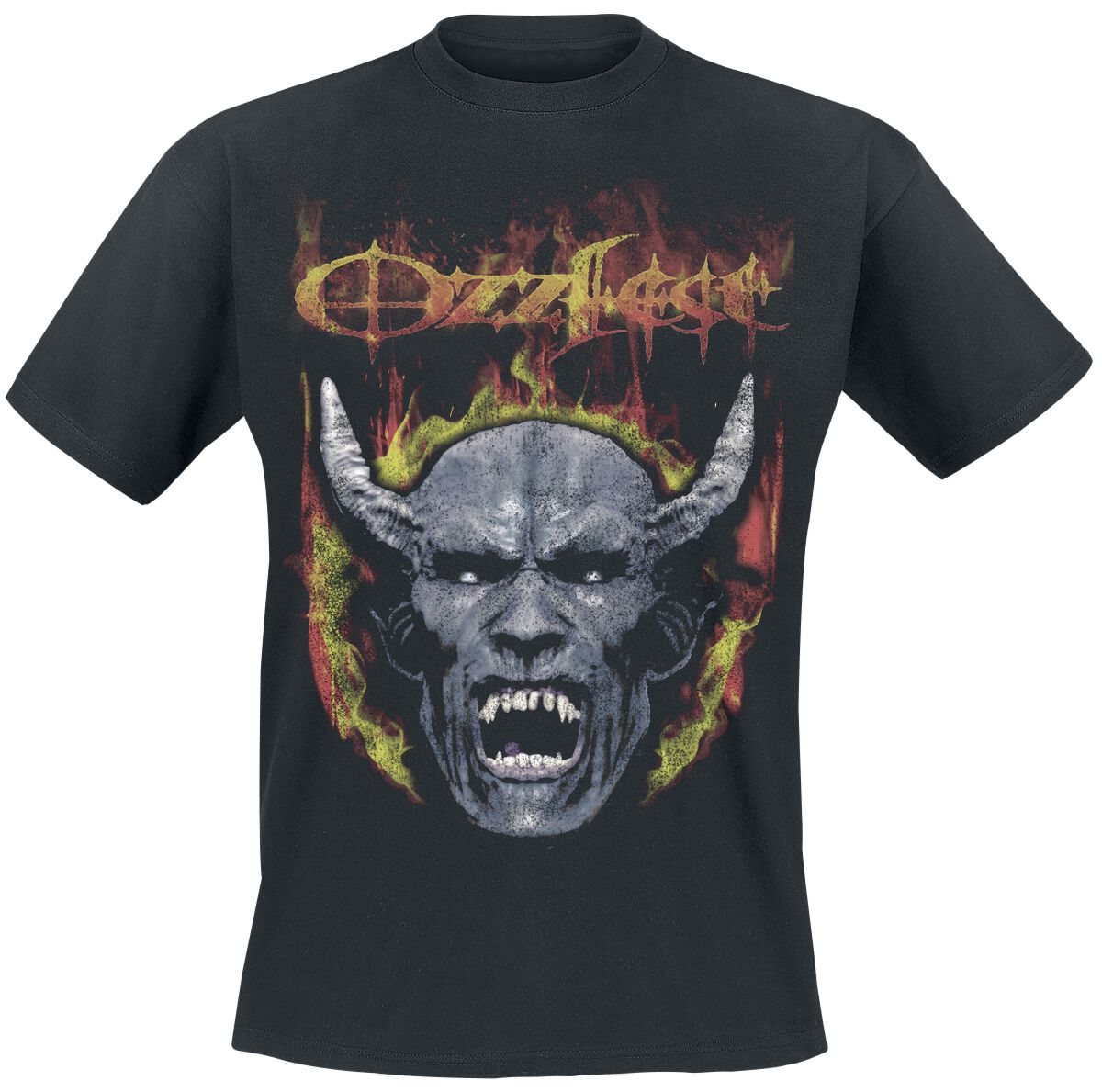 T-Shirt Manches courtes  de Ozzy Osbourne - Devil Face Seam Spray - S à 4XL - pour Homme - noir - Ozzy Osbourne