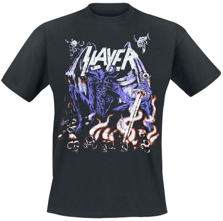 T-Shirt Manches courtes  de Slayer - Neon Art - S à 4XL - pour Homme - noir - Slayer