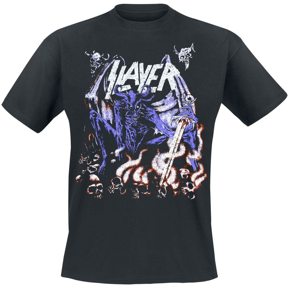 T-Shirt Manches courtes  de Slayer - Neon Art - S à 4XL - pour Homme - noir - Slayer