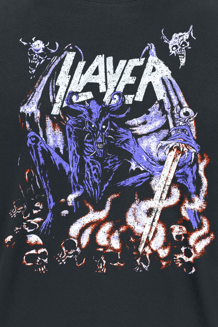 T-Shirt Manches courtes  de Slayer - Neon Art - S à 4XL - pour Homme - noir - Slayer - View 2