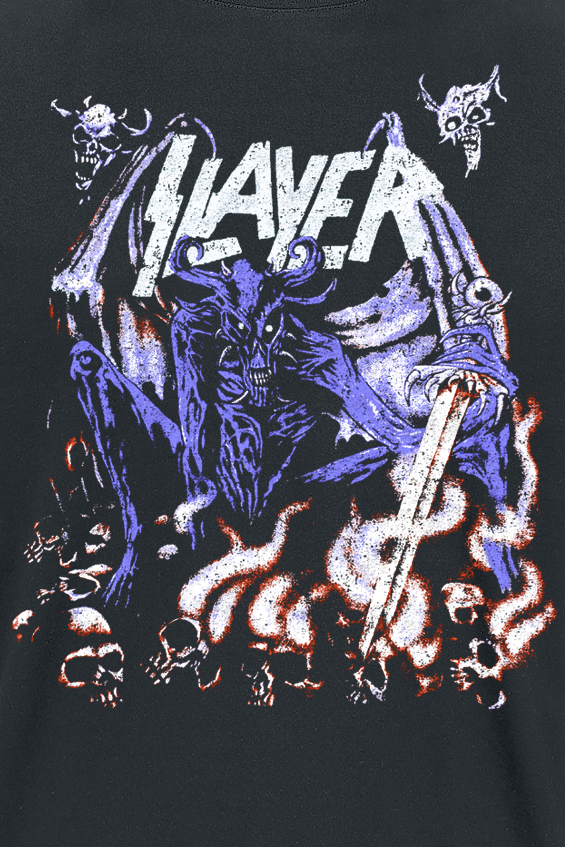 T-Shirt Manches courtes  de Slayer - Neon Art - S à 4XL - pour Homme - noir - Slayer - View 2