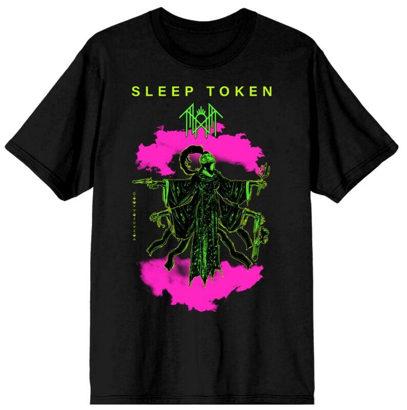 T-Shirt Manches courtes  de Sleep Token - BL Poster - S à 4XL - pour Homme - noir - Sleep Token