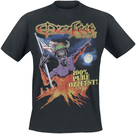 T-Shirt Manches courtes  de Ozzy Osbourne - Ozzyfest Helmet - S à 4XL - pour Homme - noir - Ozzy Osbourne