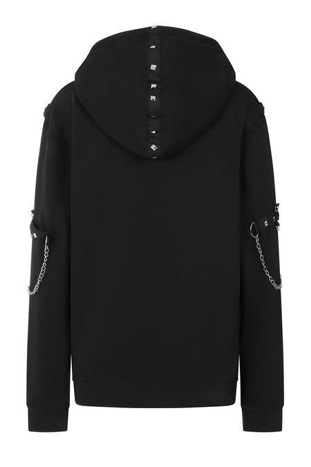 Sweat-shirt à capuche Gothic de Banned Alternative - Rogueweave - Sweat à Capuche - S à 4XL - pour Homme - noir - Banned Alternative - View 2