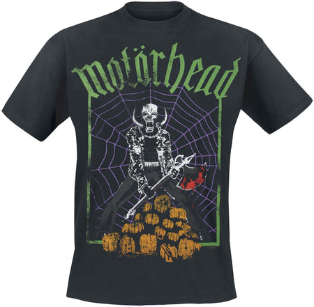 T-Shirt Manches courtes  de Motörhead - Halloween Pumkin Axe - S à 4XL - pour Homme - noir - Motörhead