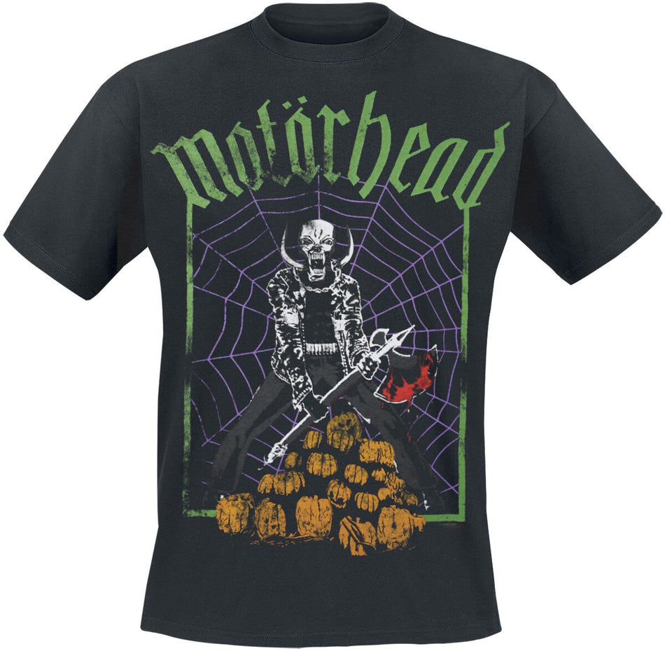 T-Shirt Manches courtes  de Motörhead - Halloween Pumkin Axe - S à 4XL - pour Homme - noir - Motörhead
