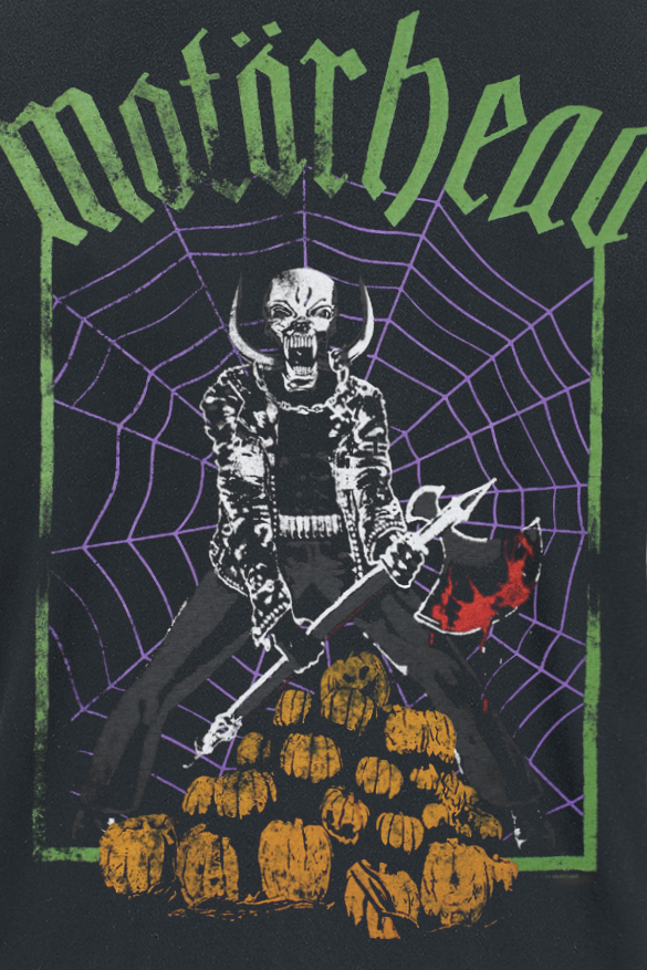 T-Shirt Manches courtes  de Motörhead - Halloween Pumkin Axe - S à 4XL - pour Homme - noir - Motörhead - View 2