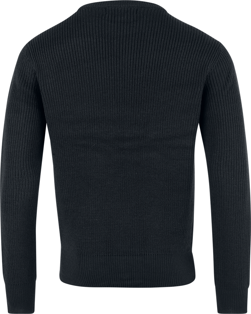 Pull tricoté  de Black Premium by EMP - M à XXL - pour Homme - noir - Black Premium by EMP - View 2