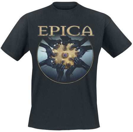 T-Shirt Manches courtes  de Epica - Aspiral - S à 4XL - pour Homme - noir - Epica