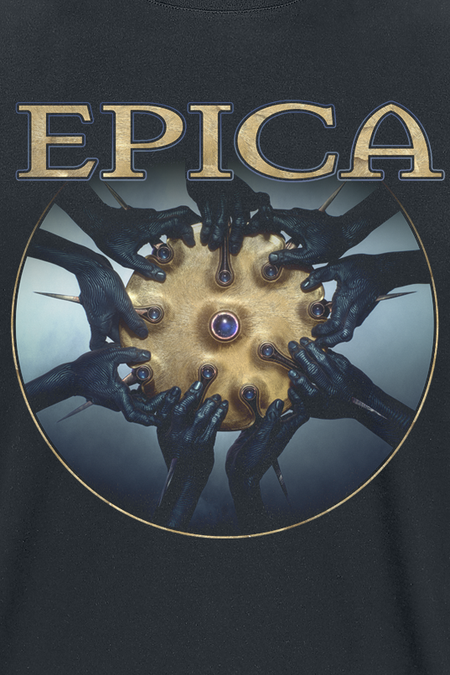 T-Shirt Manches courtes  de Epica - Aspiral - S à 4XL - pour Homme - noir - Epica - View 2