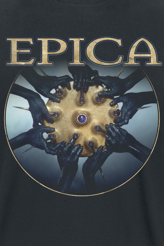 T-Shirt Manches courtes  de Epica - Aspiral - S à 4XL - pour Homme - noir - Epica - View 2