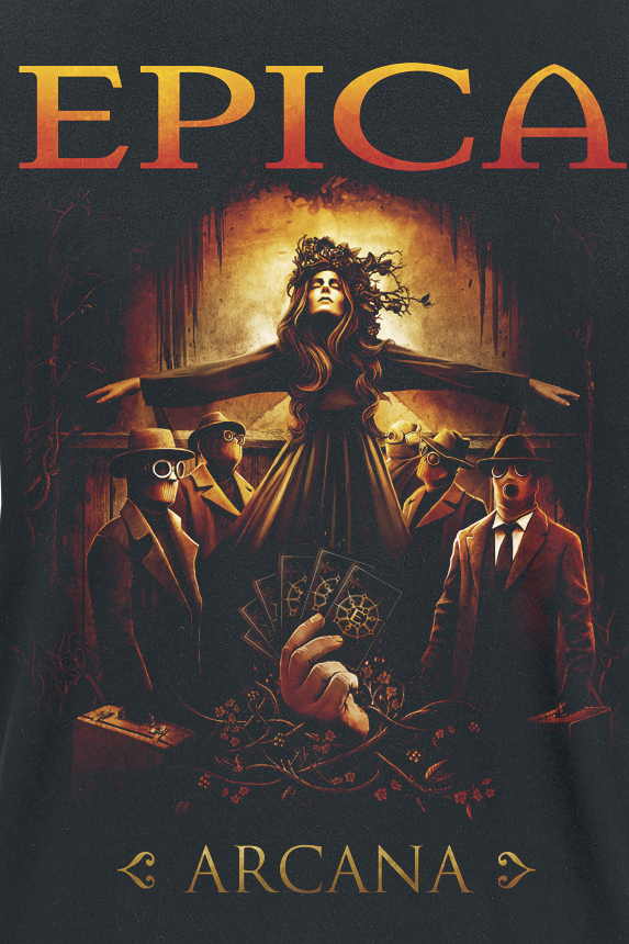 T-Shirt Manches courtes  de Epica - Arcana - S à 4XL - pour Homme - noir - Epica - View 2