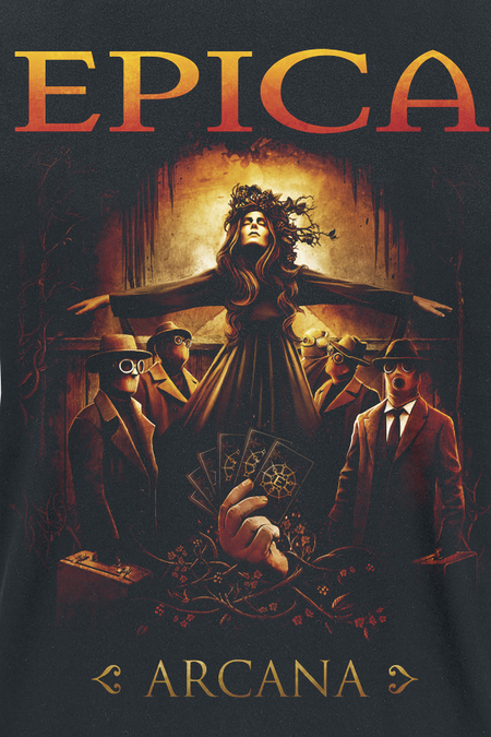 T-Shirt Manches courtes  de Epica - Arcana - S à 4XL - pour Homme - noir - Epica - View 2