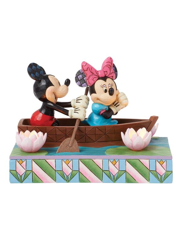 Figurine de collection Disney de Mickey & Minnie Mouse - Mickey & Minnie - Figurine qui s'allume - pour Unisexe - multicolore - Mickey & Minnie Mouse