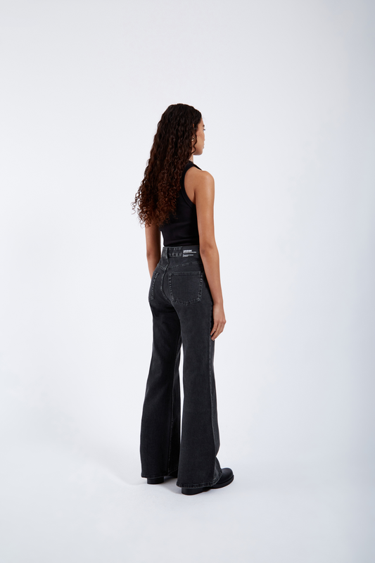 Jean  de Dr. Denim - ELBA - W26L32 à W31L34 - pour Femme - noir - Dr. Denim - View 2