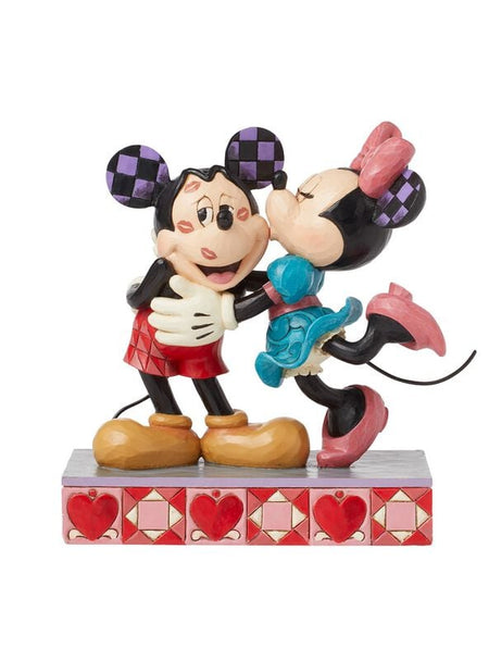 Figurine de collection Disney de Mickey & Minnie Mouse - Mickey & Minnie - Hugs & Kisses - pour Unisexe - multicolore - Mickey & Minnie Mouse