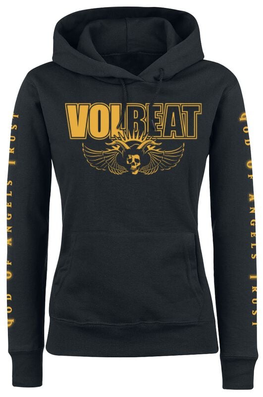 Sweat-shirt à capuche  de Volbeat - God Of Angels Trust - S à XXL - pour Femme - noir - Volbeat
