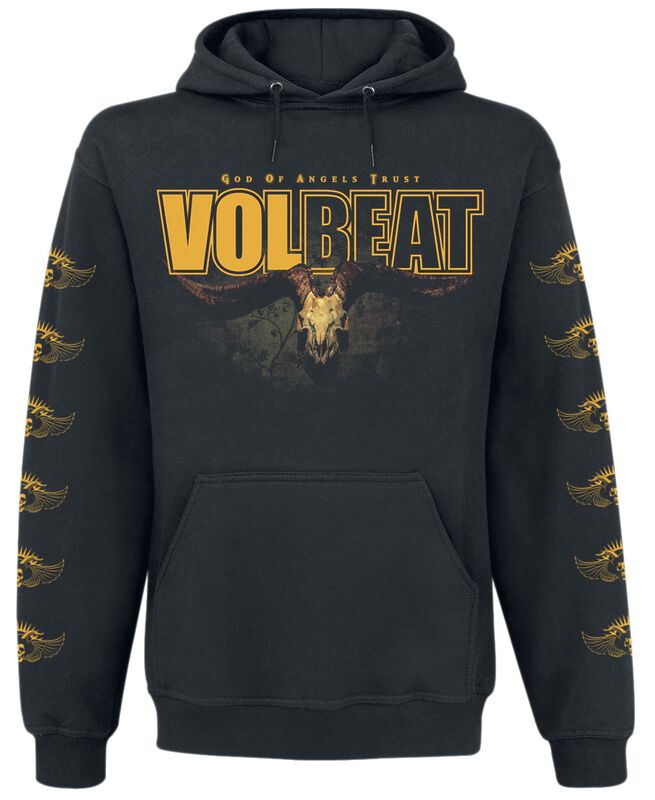Sweat-shirt à capuche  de Volbeat - God Of Angels Trust - S à 4XL - pour Homme - noir - Volbeat