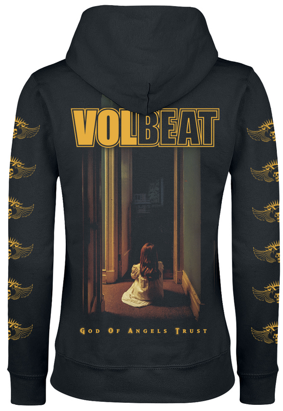 Sweat-shirt à capuche  de Volbeat - God Of Angels Trust - L à XXL - pour Femme - noir - Volbeat - View 2