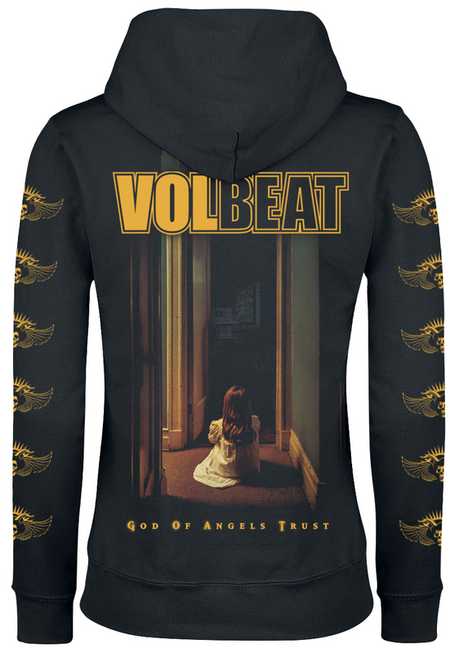 Sweat-shirt à capuche  de Volbeat - God Of Angels Trust - L à XXL - pour Femme - noir - Volbeat - View 2
